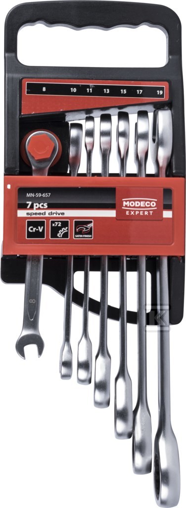 Komplet kluczy płasko oczkowych z - MN-59-657